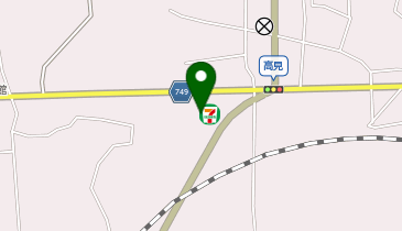 セブンイレブン うきは高見店の地図画像