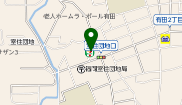 セブンイレブン 福岡室住口店の地図画像