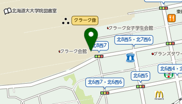 セブン銀行 北海道大学生協会館 共同出張所の地図画像