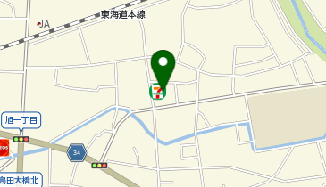 セブンイレブン 島田旭2丁目店の地図画像