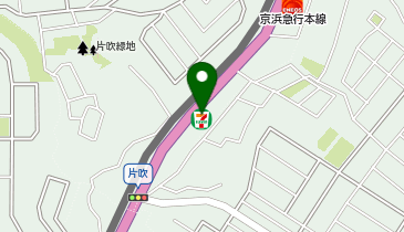 セブンイレブン 横浜片吹店の地図画像