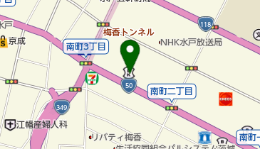 セブン銀行 野村證券 水戸支店 共同出張所の地図画像