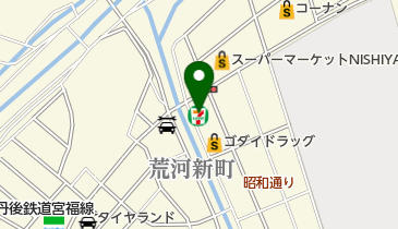 セブンイレブン 福知山荒河東店の地図画像