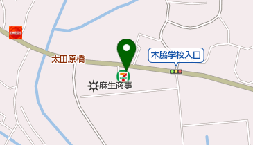 セブンイレブン 国富木脇店の地図画像