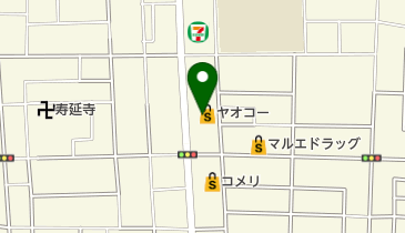 セブン銀行 ヤオコー 前橋六供店 共同出張所の地図画像