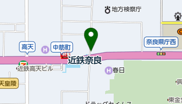 セブンイレブン 近鉄奈良駅北口店の地図画像