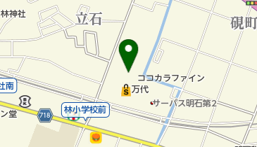 セブン銀行 万代 明石硯町店 共同出張所の地図画像