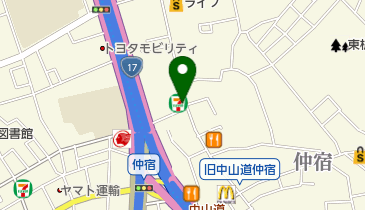 セブンイレブン 板橋仲宿商店街店の地図画像