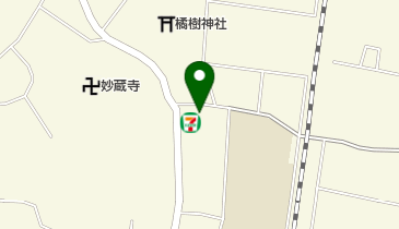 セブンイレブン 茂原橘樹神社前店の地図画像