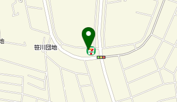 セブンイレブン 四日市笹川9丁目店の地図画像