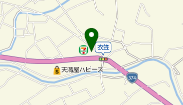 セブンイレブン 和気衣笠店の地図画像