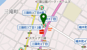 セブンイレブン 広島三篠3丁目店の地図画像