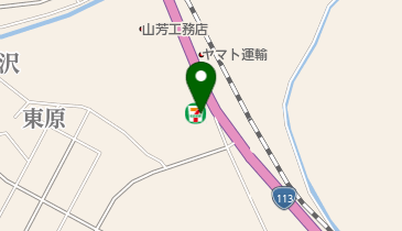 セブンイレブン 山形小国町町原店の地図画像