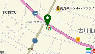 セブンイレブン 古川北町1丁目店の地図画像
