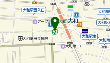 セブンイレブン 大和駅前店の地図画像