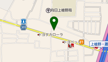 セブンイレブン 向日市上植野店の地図画像