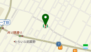 セブンイレブン 武蔵野西久保2丁目店の地図画像