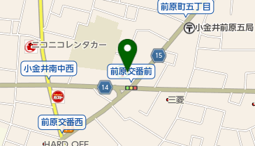 セブンイレブン 小金井前原町5丁目店の地図画像