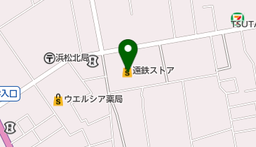 セブン銀行 遠鉄ストア 初生店 共同出張所の地図画像