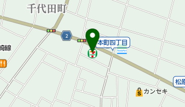 セブンイレブン 館林本町店の地図画像