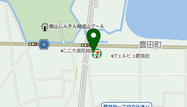 セブンイレブン 郡山鶴見坦1丁目店の地図画像