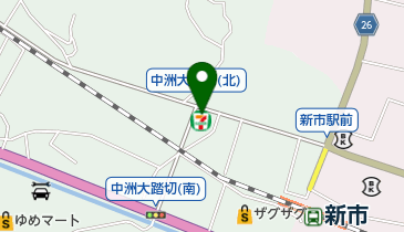 セブンイレブン 備後府中中須大踏切店の地図画像