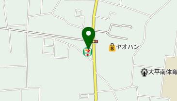 セブンイレブン 大平西野田店の地図画像