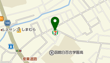 セブンイレブン 函館山の手2丁目店の地図画像