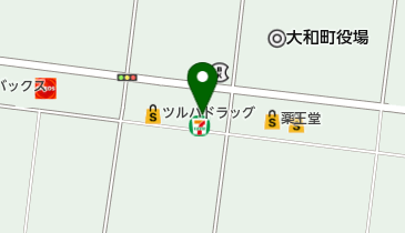 セブンイレブン 大和町役場前店の地図画像