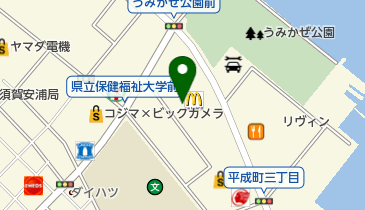 セブン銀行 島忠ホームズ 横須賀店 共同出張所の地図画像