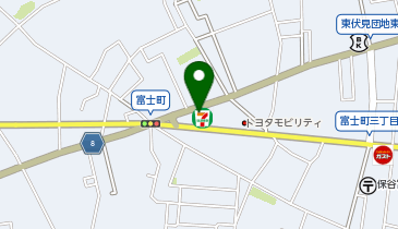 セブンイレブン 西東京富士町3丁目店の地図画像