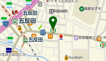 セブンイレブン 五反田店の地図画像