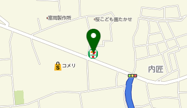 セブンイレブン 富岡インター店の地図画像