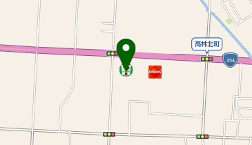 セブンイレブン 太田市高林バイパス店の地図画像