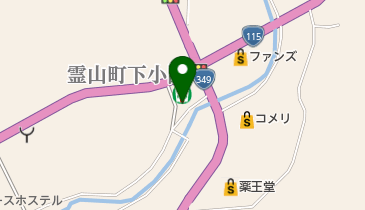 セブンイレブン 福島霊山店の地図画像