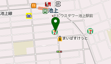 セブンイレブン 大田区池上駅南店の地図画像