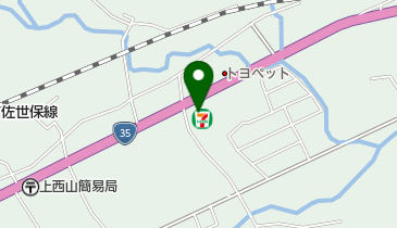 セブンイレブン 武雄上西山店の地図画像