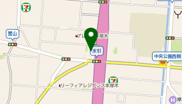 セブンイレブン 厚木水引店の地図画像