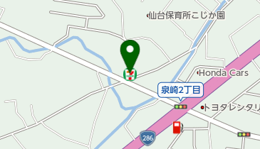 セブンイレブン 仙台砂押店の地図画像