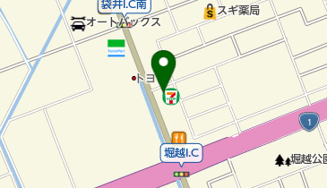 セブンイレブン 東名袋井インター店の地図画像