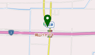 セブンイレブン 岡山政津北店の地図画像