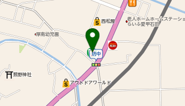 セブンイレブン 厚木坊中店の地図画像
