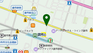セブンイレブン 調布駅北口店の地図画像