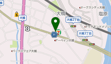 セブンイレブン 福岡大橋2丁目店の地図画像