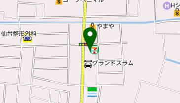 セブンイレブン 仙台六丁の目東店の地図画像