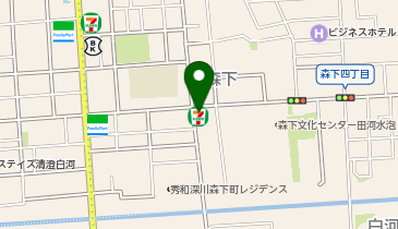 セブンイレブン 森下店の地図画像