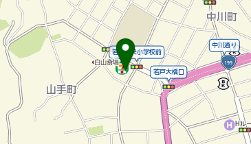 セブンイレブン 若松白山店の地図画像