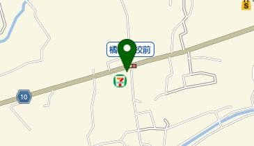 セブンイレブン 大牟田橘店の地図画像