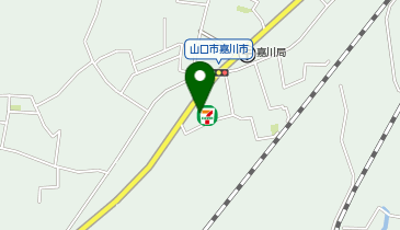 セブンイレブン 山口嘉川中市店の地図画像