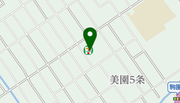 セブンイレブン 岩見沢美園店の地図画像